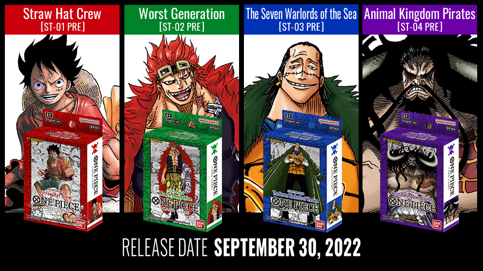 Super PreRelease Starter Deck: ST01-ST04: Deck Set