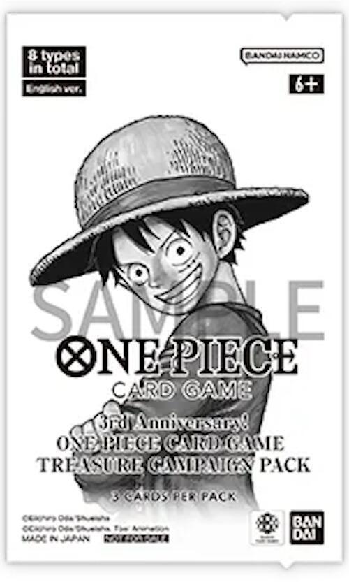 3rd Anniversary! One Piece Card Treasure Campaign Pack