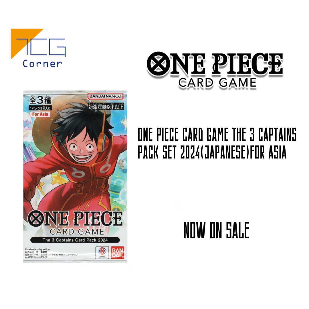 The 3 Captains Card Pack 2024 (Asia Region Legal)