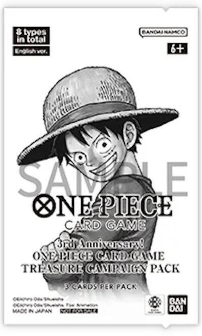3rd Anniversary! One Piece Card Treasure Campaign Pack